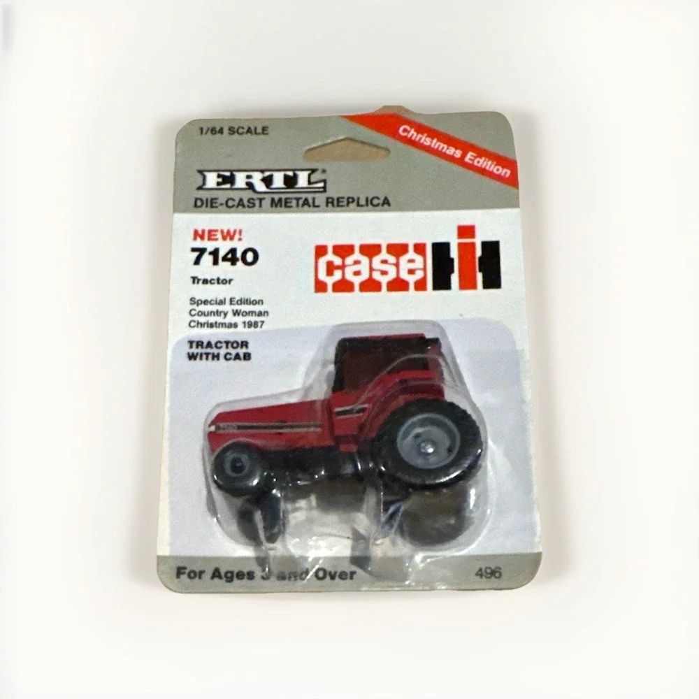 Ertl 1:64 Case IH New 7140 Tractor Country Woman Christmas 1987 Special Edition